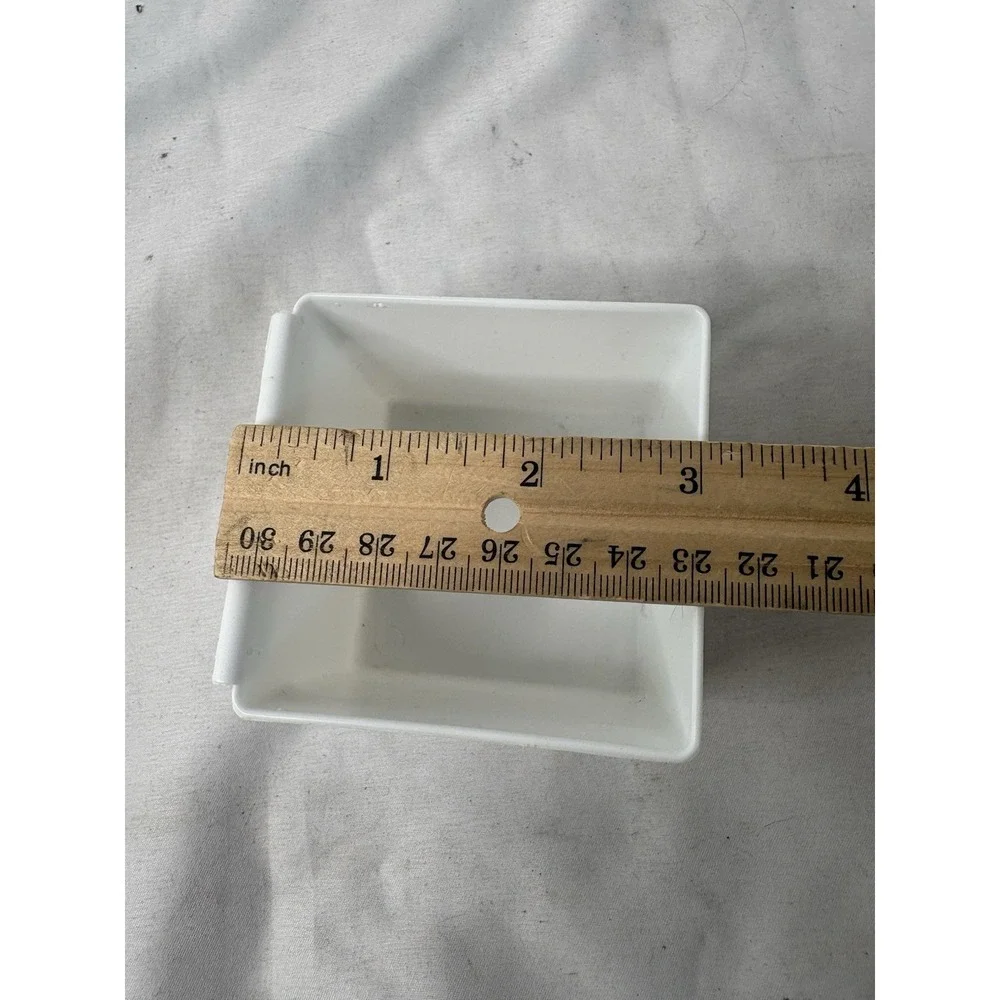 Vtg Rubbermaid Drawer Organizers Lot Of 11 White Interlocking 2910 2915 2916